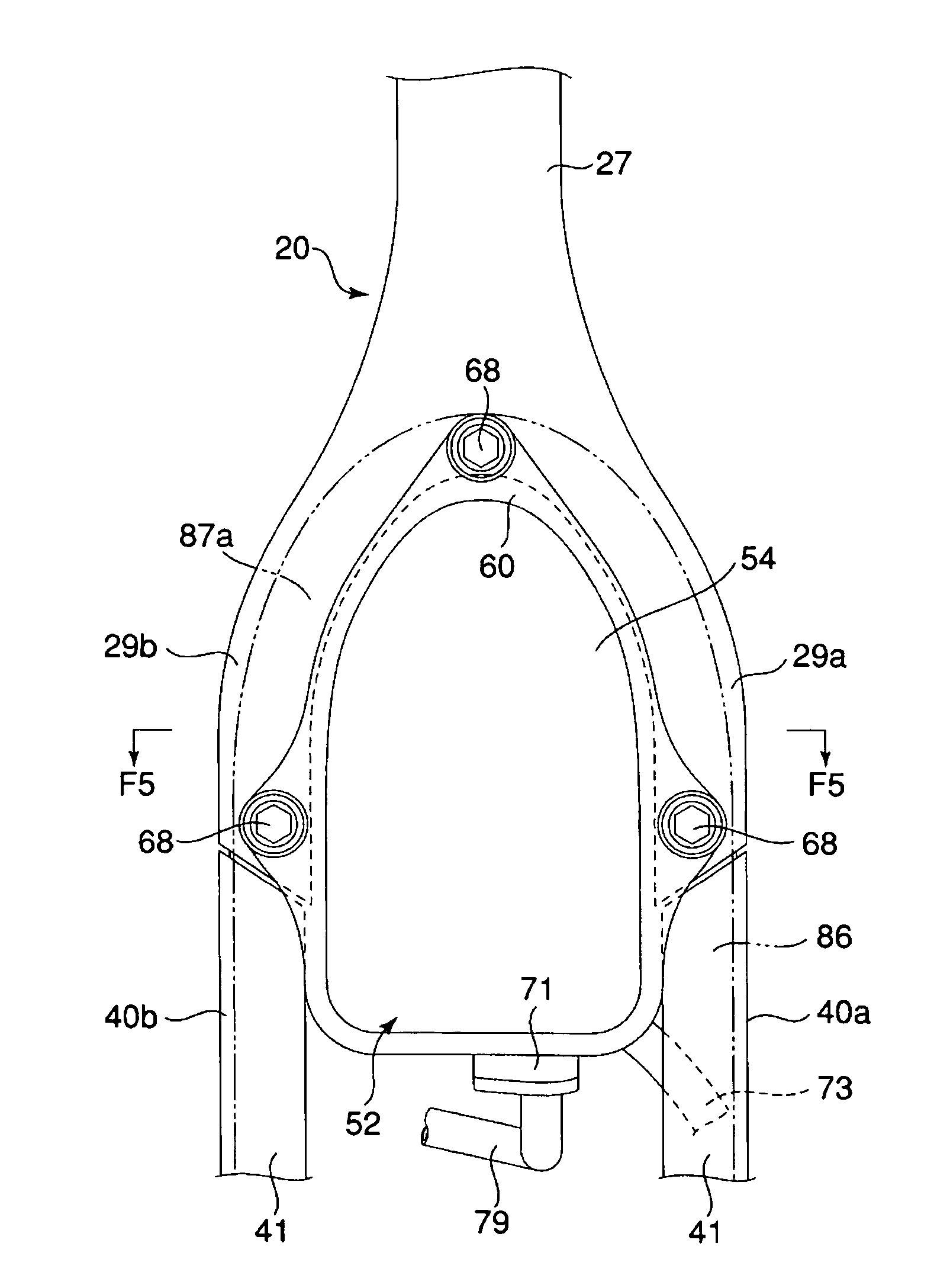 Dry sump type lubrication device for a motorcycle