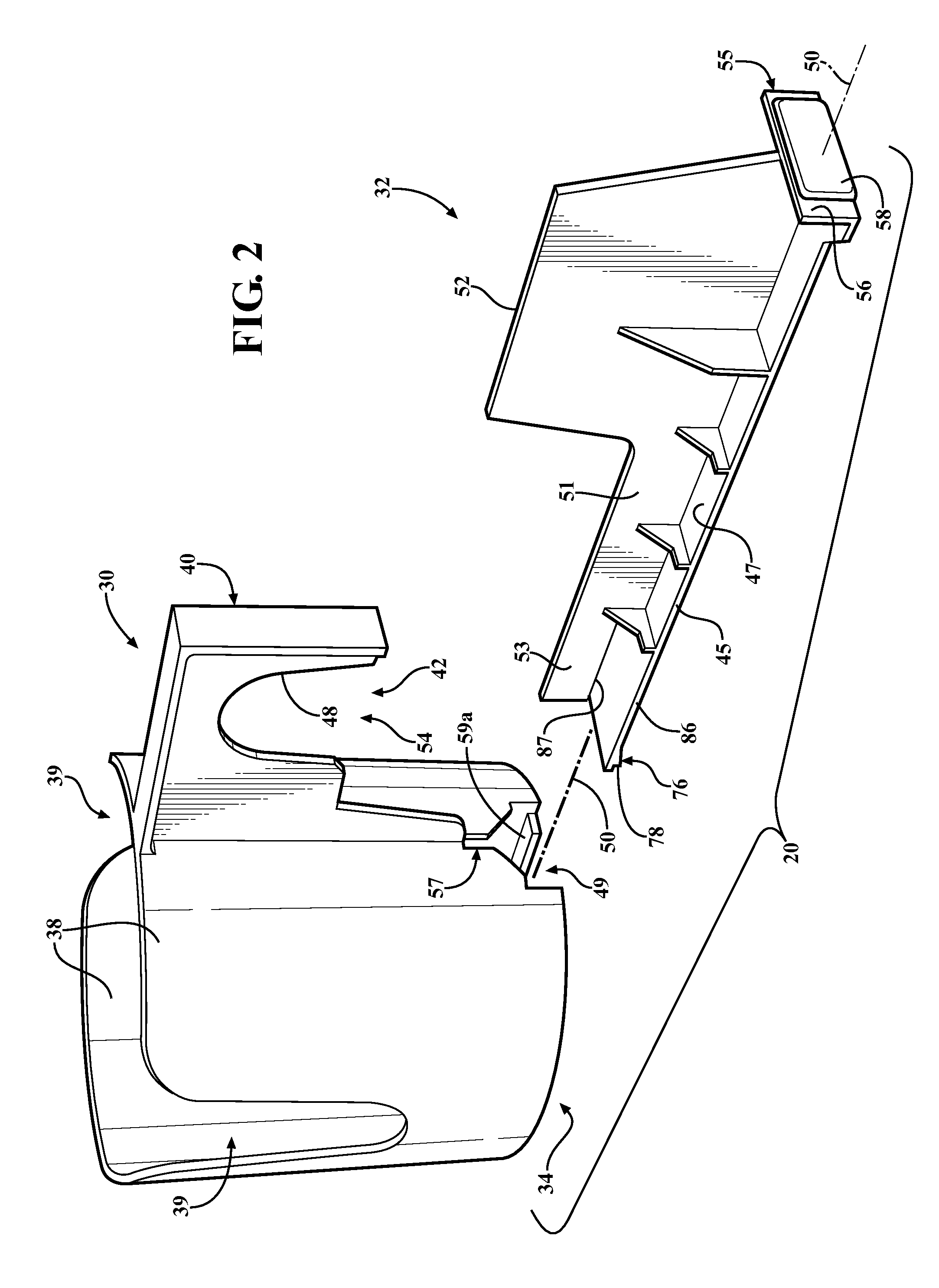 Beverage container receptacle and method of installing the same