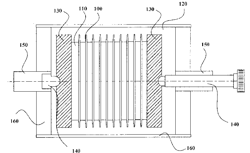 A chip table top etching device