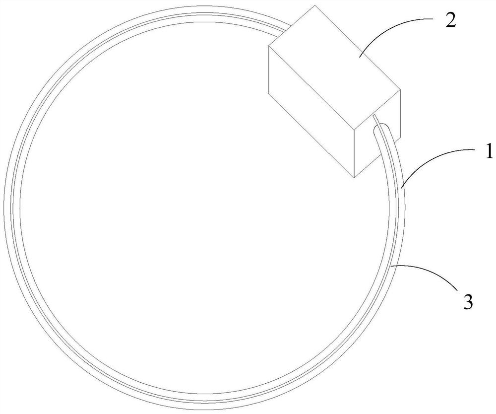 Pet anti-lost device and pet anti-lost method based on NB-IOT technology