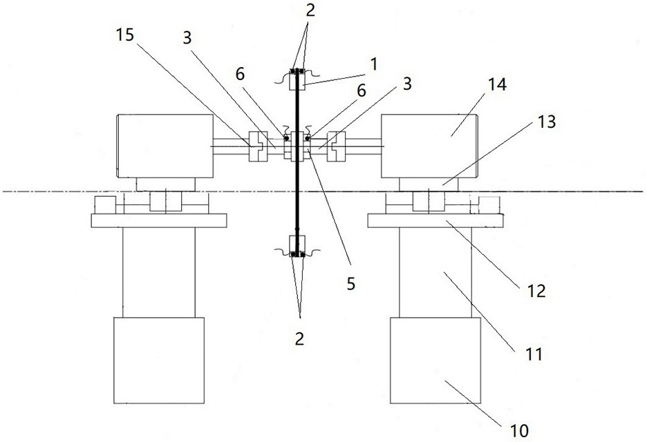 Electrically-assisted double-face plate face-to-face grinding device