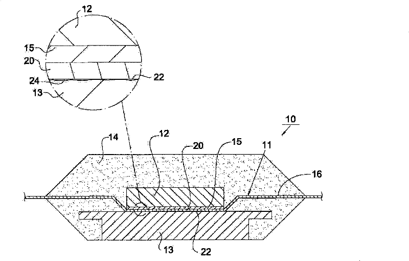 Semiconductor packaging structure and heat radiating fin thereof