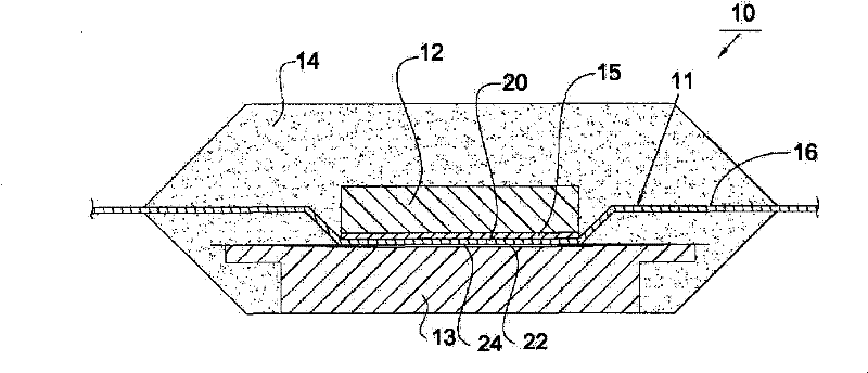 Semiconductor packaging structure and heat radiating fin thereof