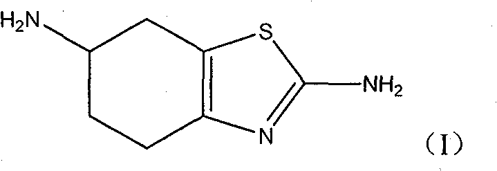 Process for producing pramipexole midbody 2,6-diamino-4,5,6,7-tetrahydrochysene-benzothiazole