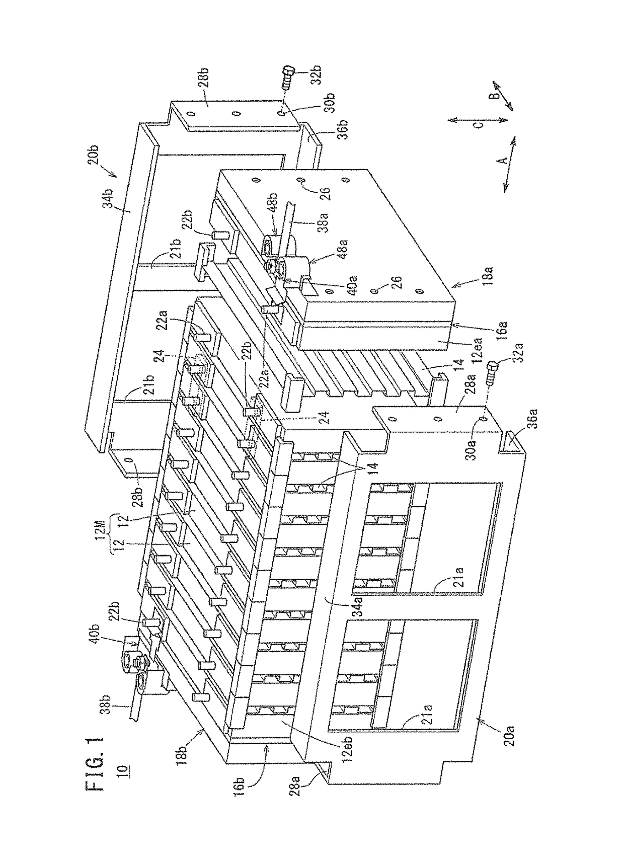 Energy storage module with reduced damage to electrode terminals