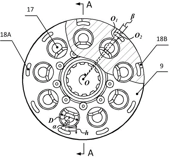 A cylinder body self-cooling structure of a swash plate plunger pump