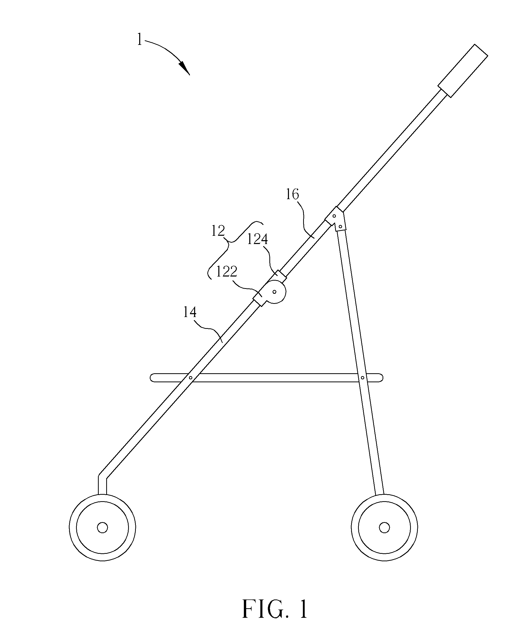 Folding mechanism and foldable stroller
