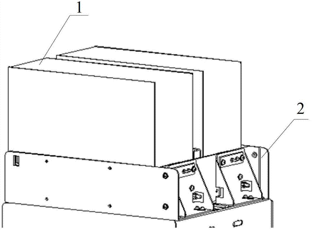 Cash box of a coin handling machine