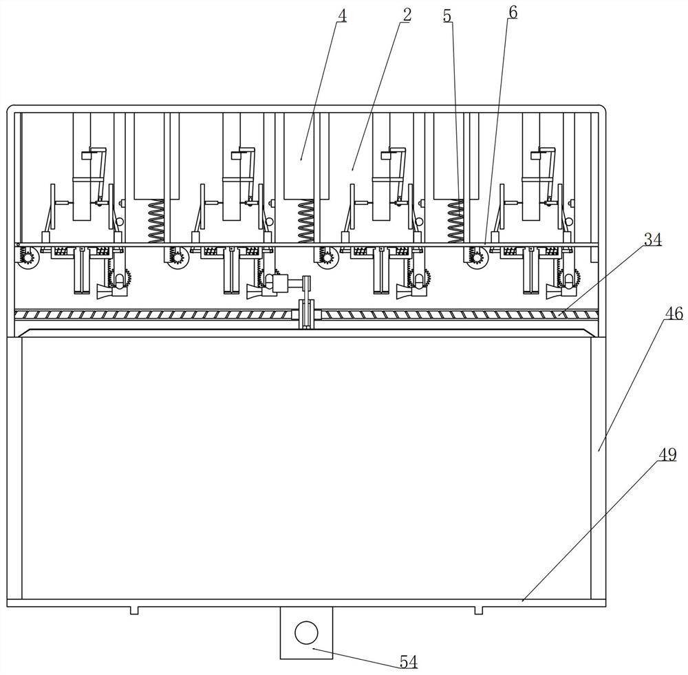 Adjustable moxa fumigating device for clinical nursing of endocrinology department