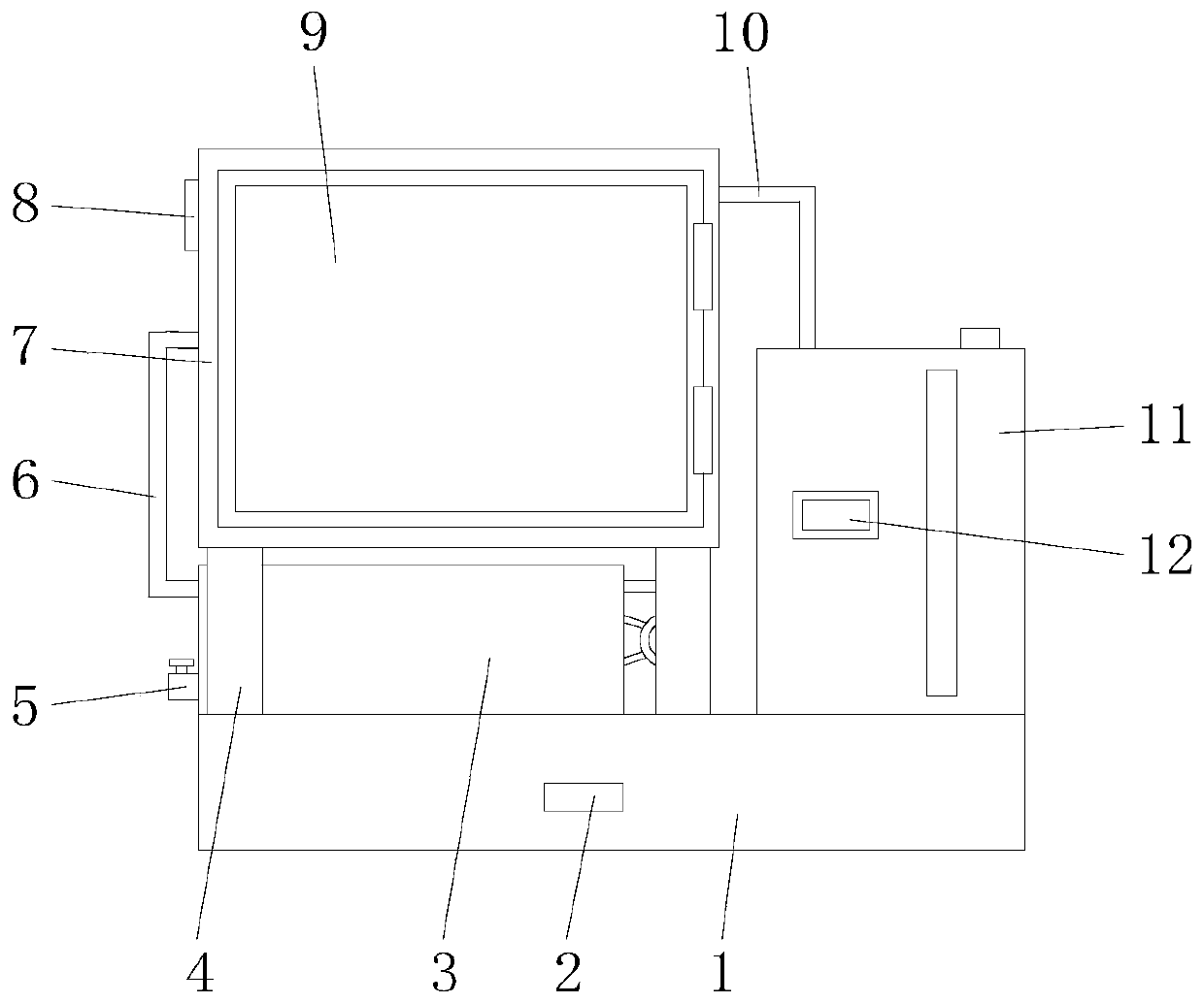 Electronic component machining device and operating method