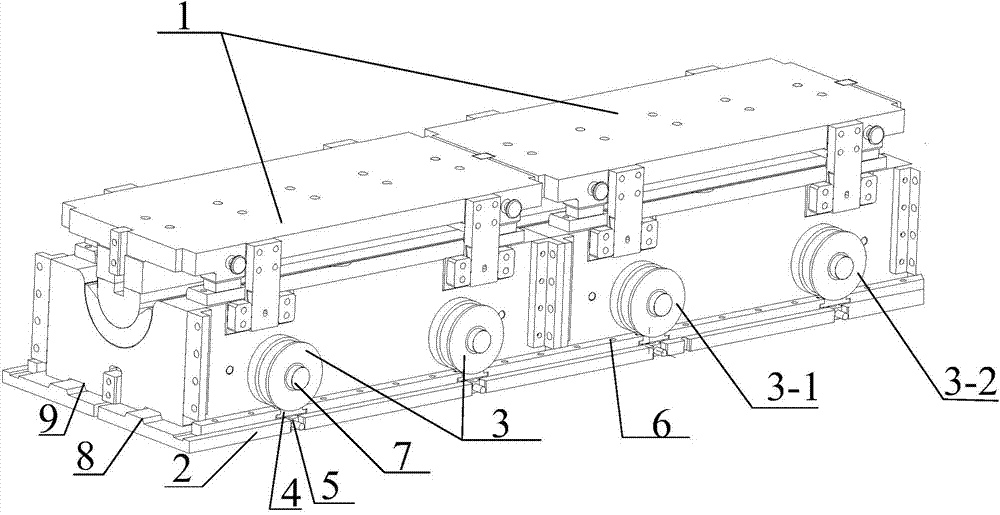 Loading and unloading mechanism used for molds of press machine