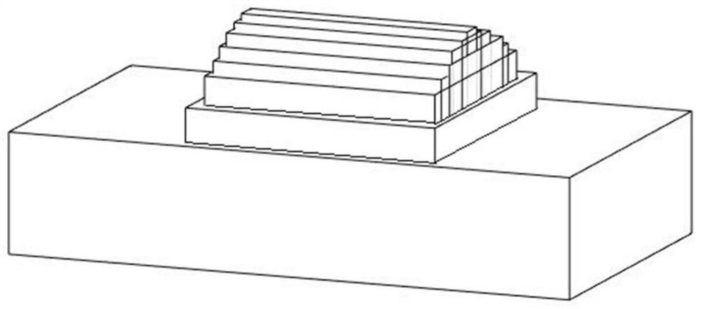 Multi-domain collaborative navigation mutual observation visibility search system and real-time modeling method