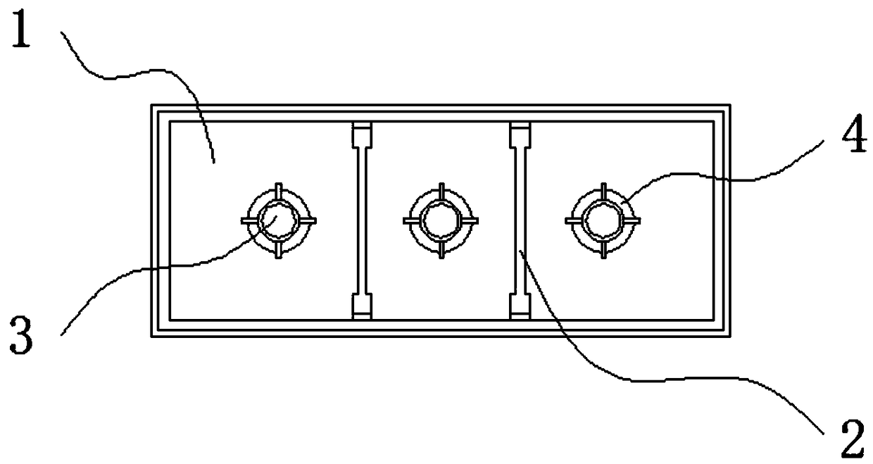 Separation device for oil exploitation and with preliminary filter function