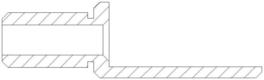 Turning clamp structure for thin sheet parts with deflection and using method of turning clamp structure