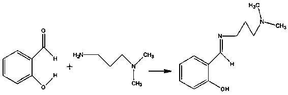 Polyurethane aqueous resin containing Schiff base structure, and preparation method thereof