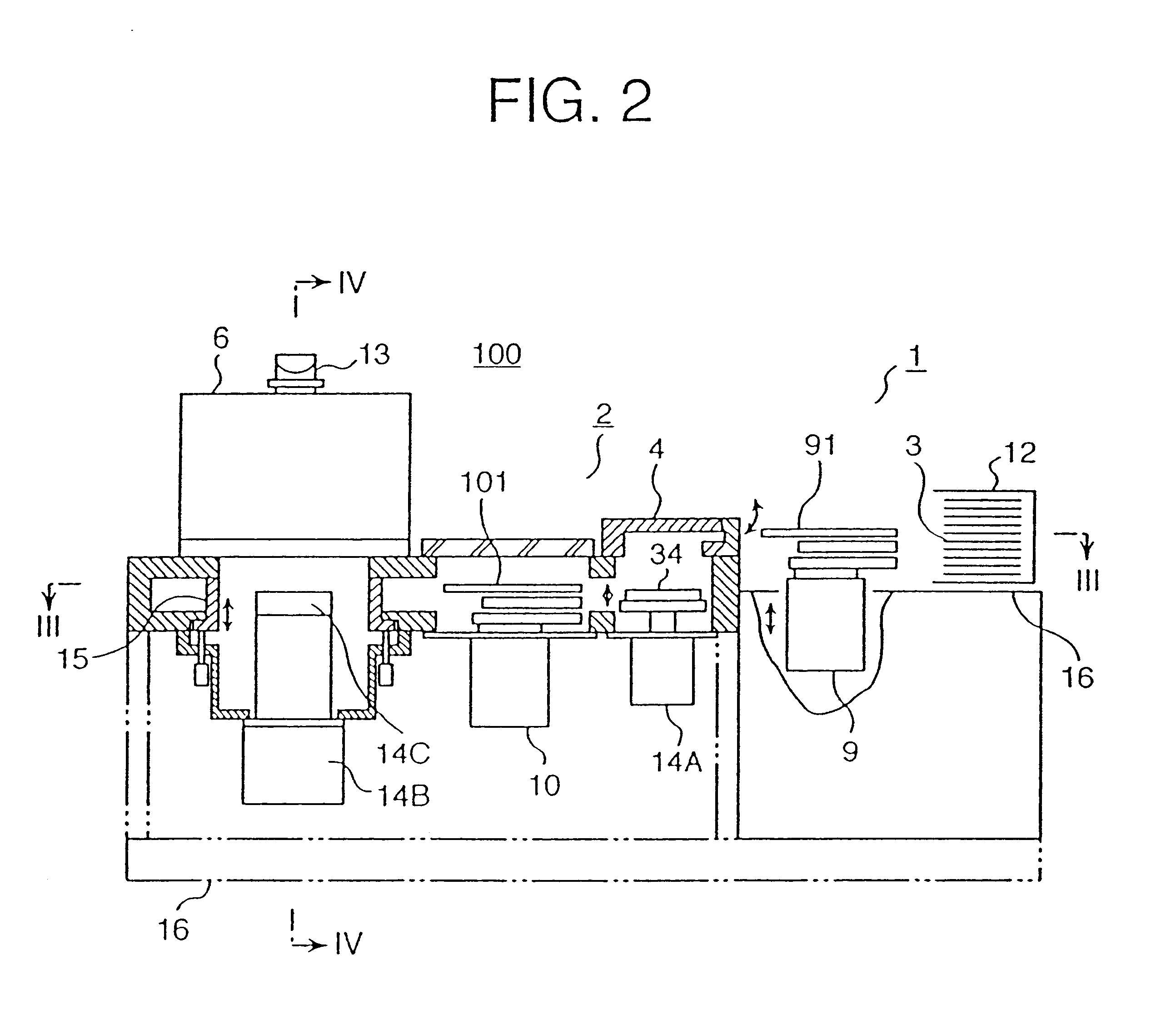 Vacuum processing apparatus and semiconductor manufacturing line using the same