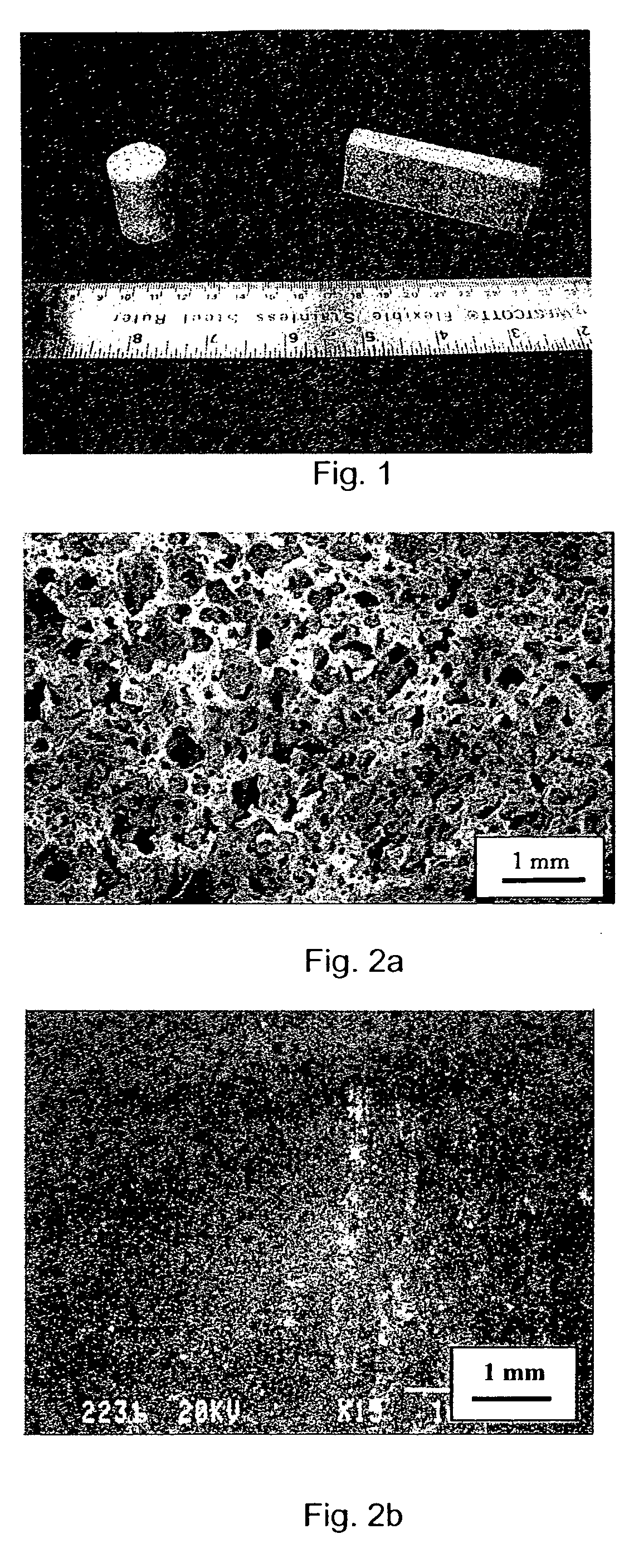Method of making open cell material