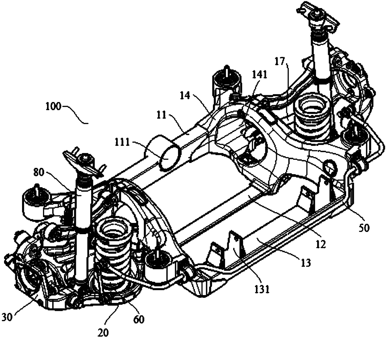 Suspension and vehicle with same