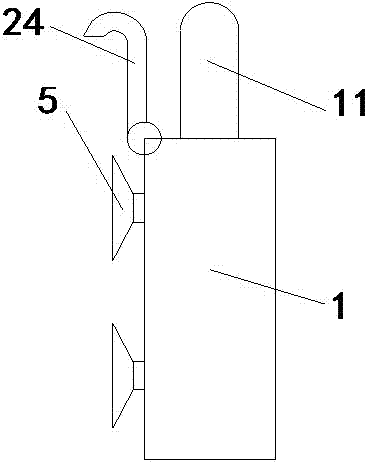 Indoor smoke electronic detection device