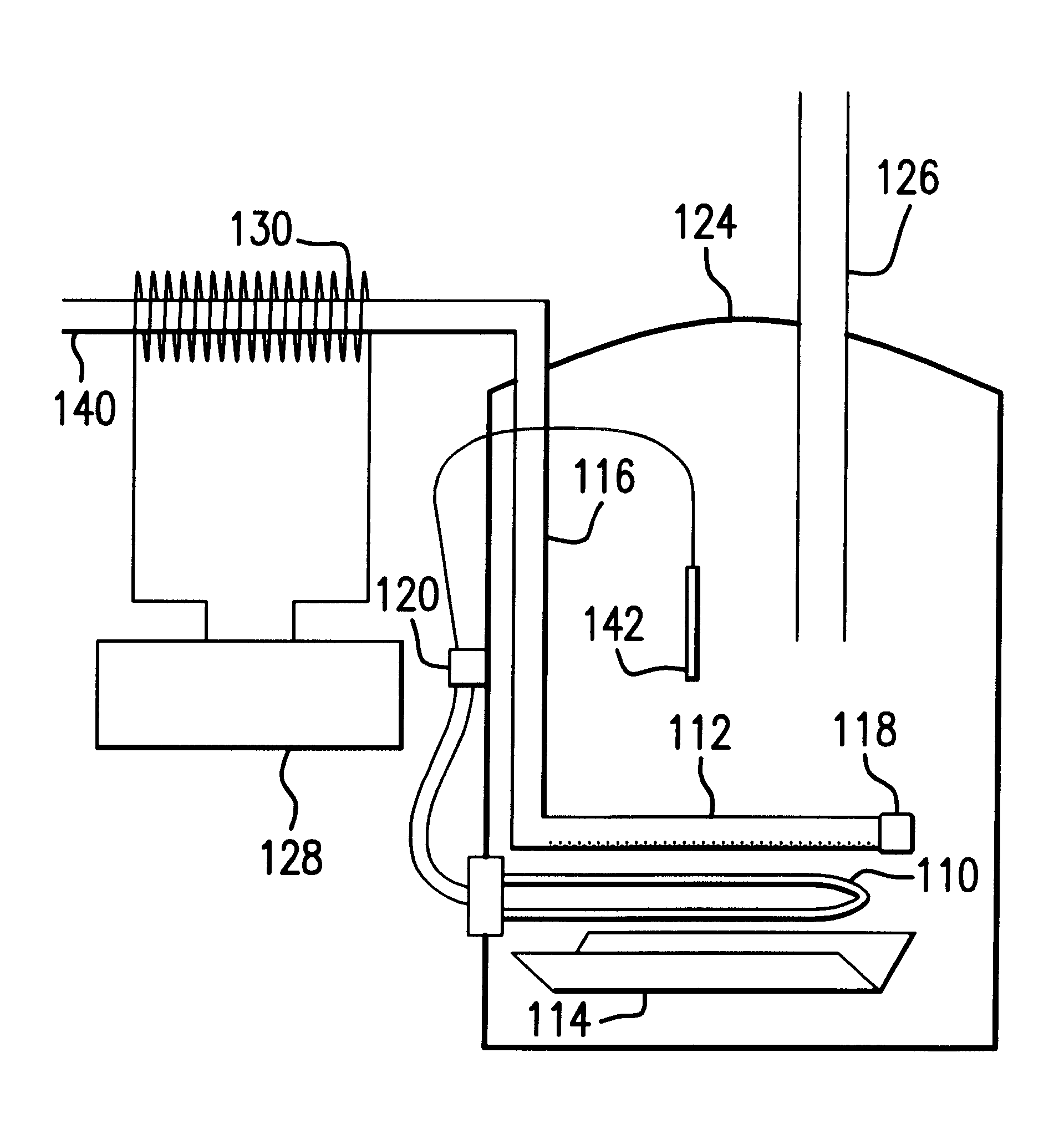 Method and apparatus for preventing scale buildup on electric heating elements