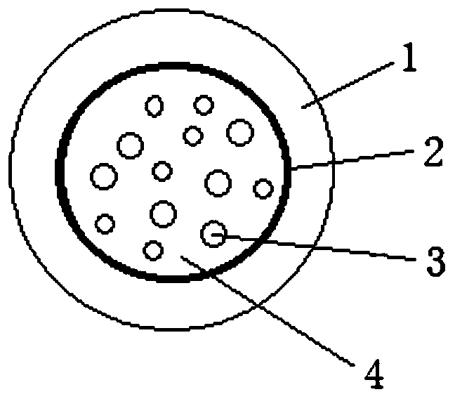 A silicon-carbon negative electrode material with core-shell structure and preparation method thereof