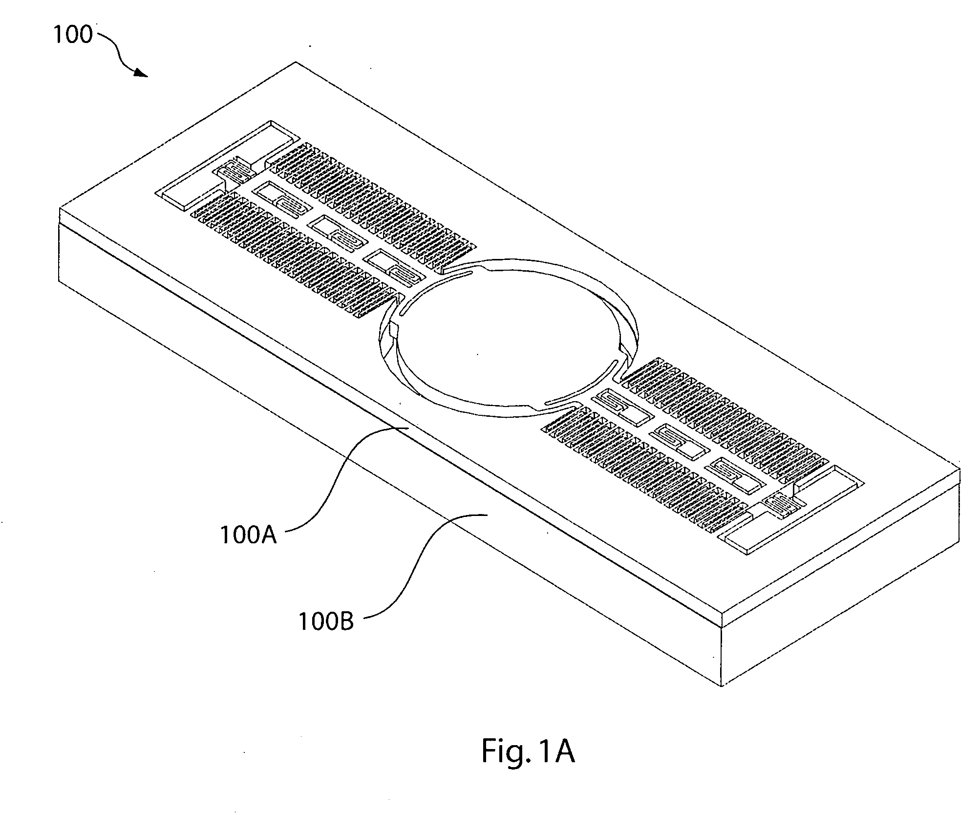 MEMS scanning mirror with trenched surface and tapered comb teeth for reducing inertia and deformation