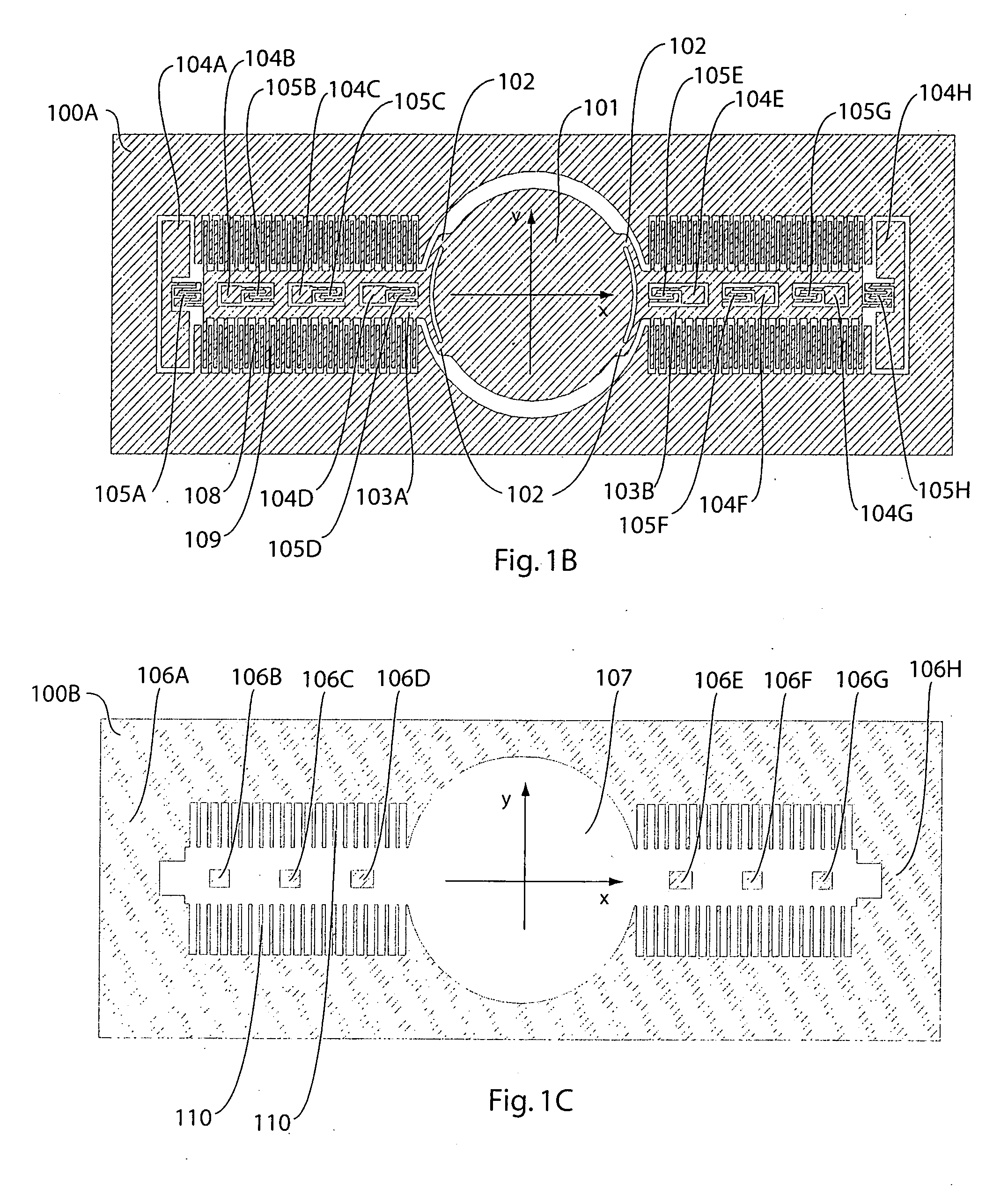 MEMS scanning mirror with trenched surface and tapered comb teeth for reducing inertia and deformation