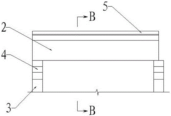 A method of installing an underground vaulted roof