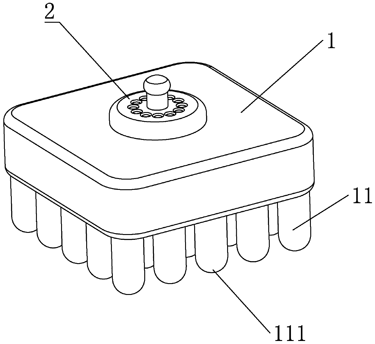 Contact impedance small flexible dry electrode and preparation method thereof