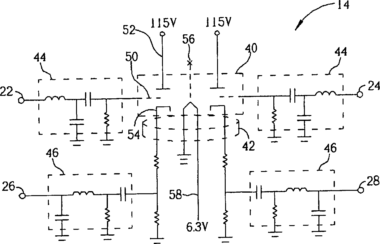 Computer system with built-in audio amplifier circuit in mainboard
