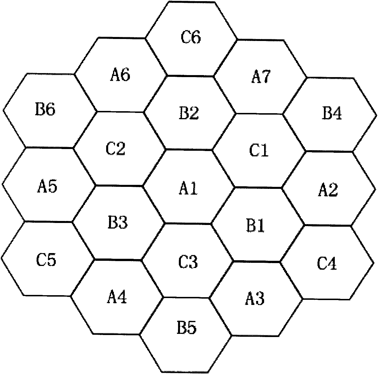 Cell same-frequency networking system combining interleave division multiple access (IDMA) and overlapped code division multiple access (OVCDMA) and method thereof