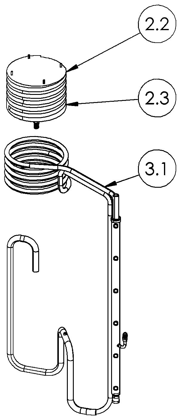 Intelligent air source heat pump efficiently using motor heat