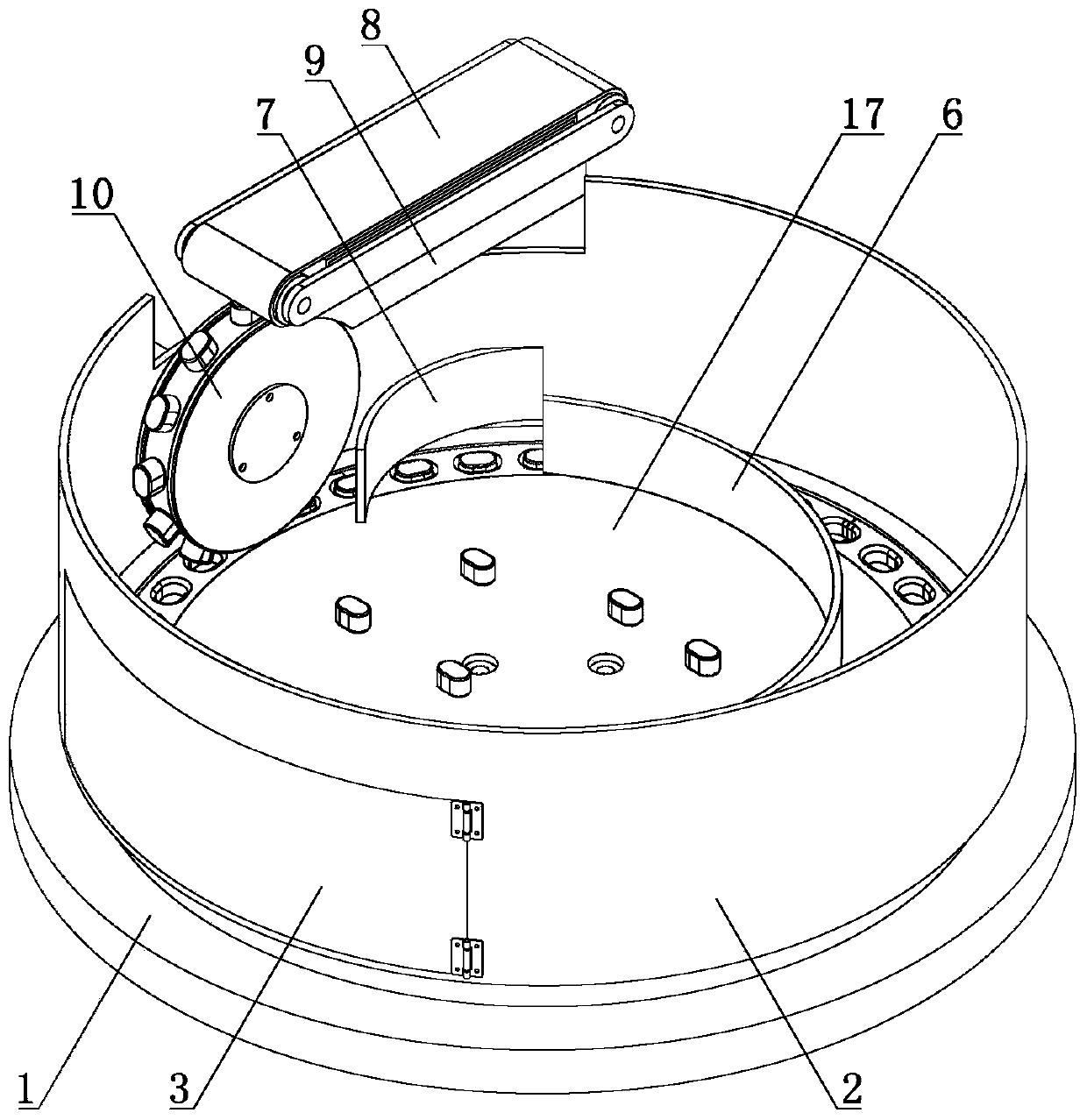 Light part sorting equipment