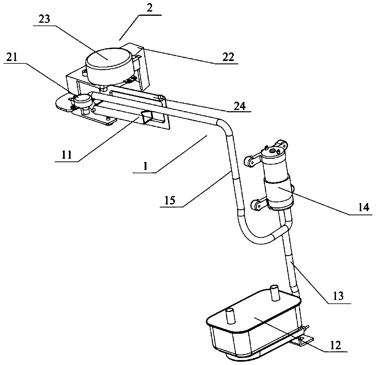 Cavity cleaning structure and oven