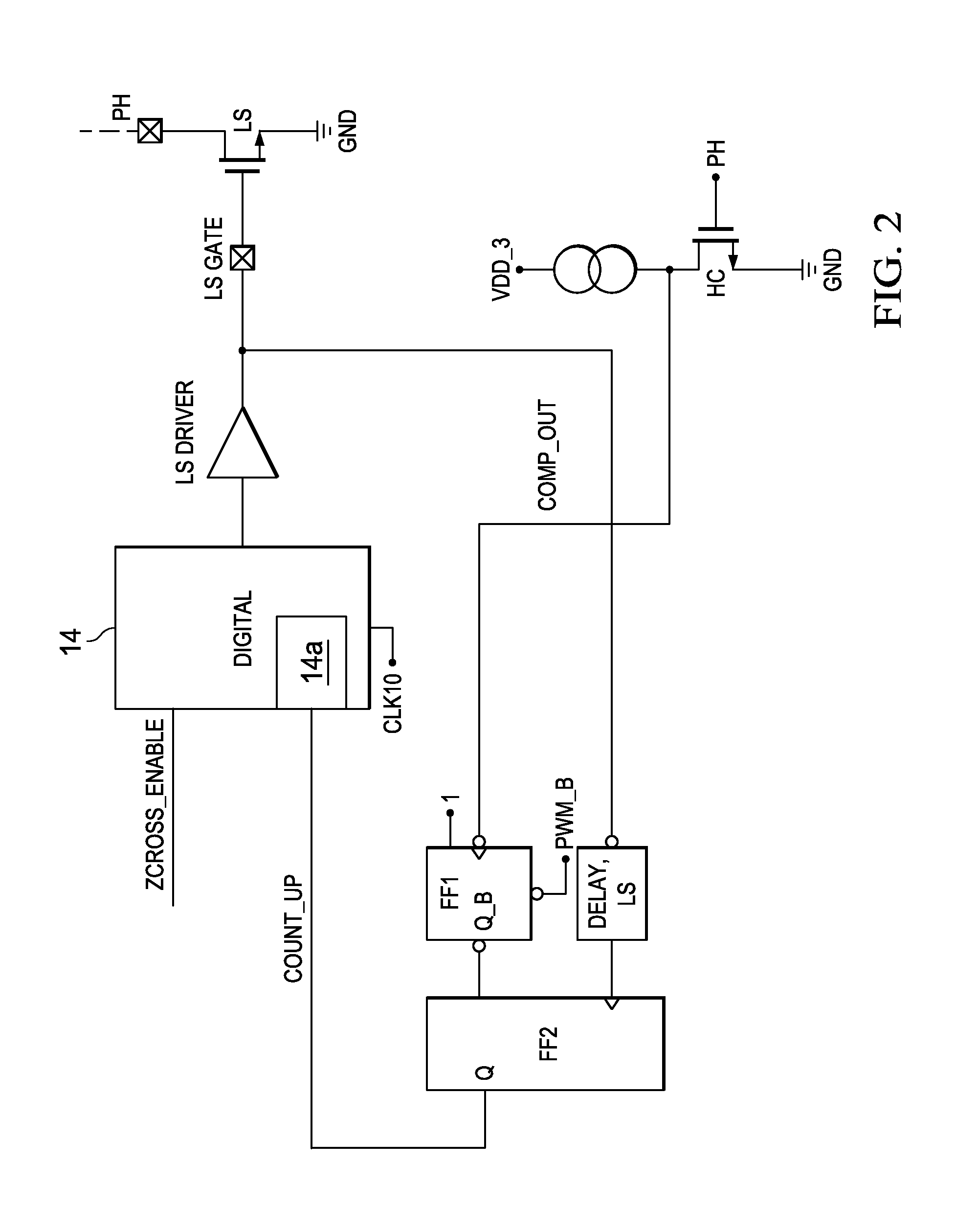 Switching converter control circuit