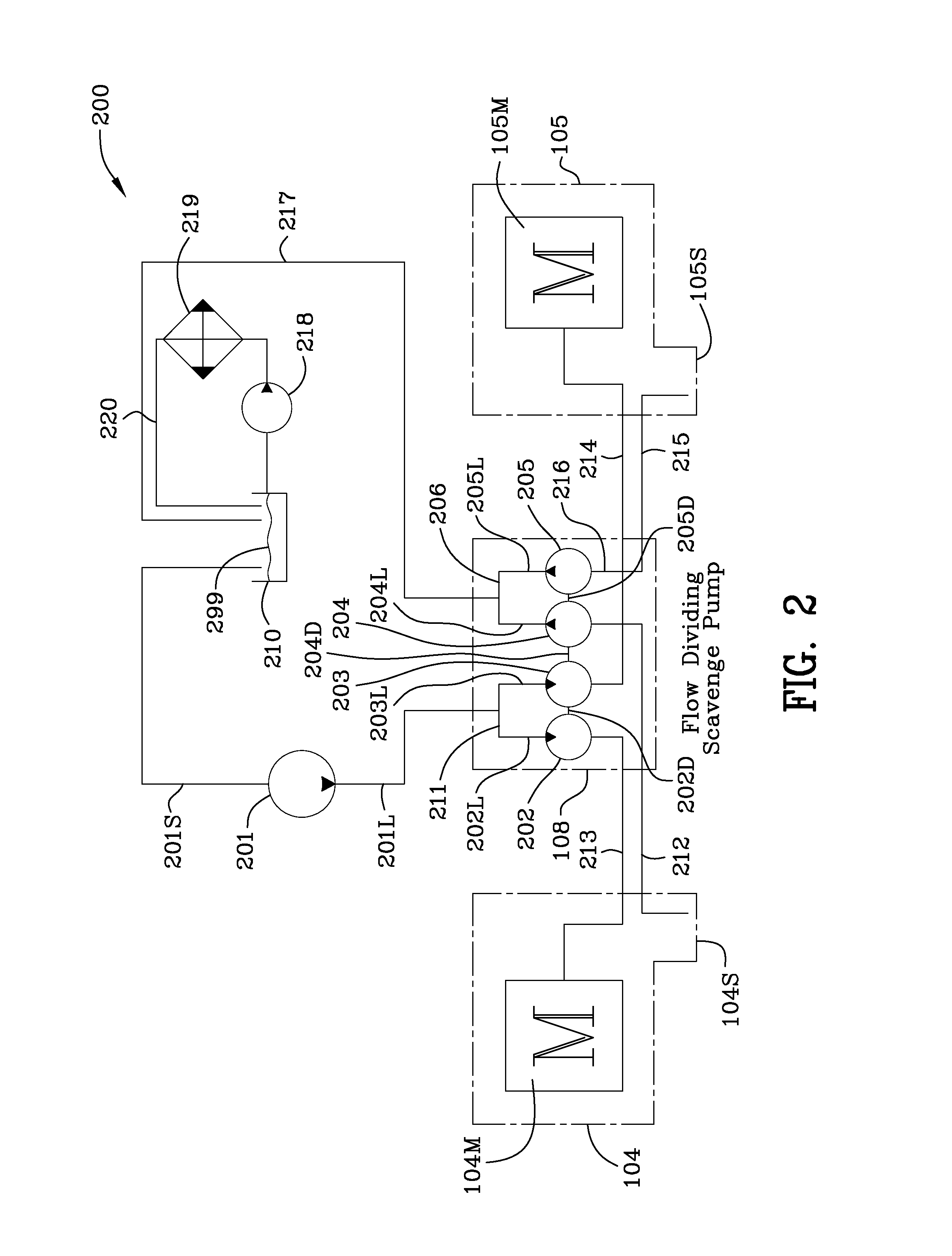 Wheel motor cooling system with equally divided flow