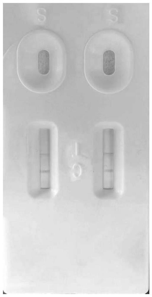 Hepatitis C virus detection related peptide and visible time-resolved fluorescent microsphere test strip thereof