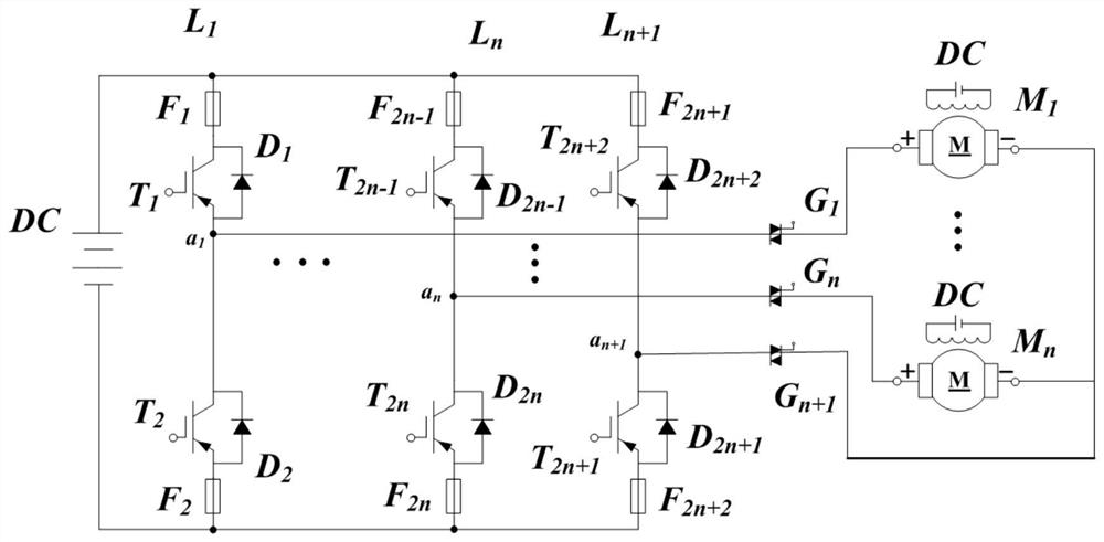 A parallel fault-tolerant system of multiple DC motors and a fault-tolerant control method