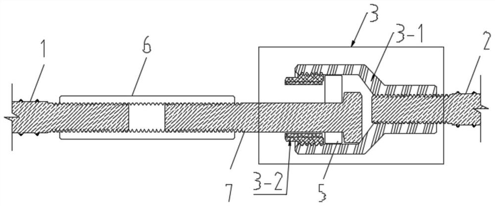 Steel bar connection device and using method thereof