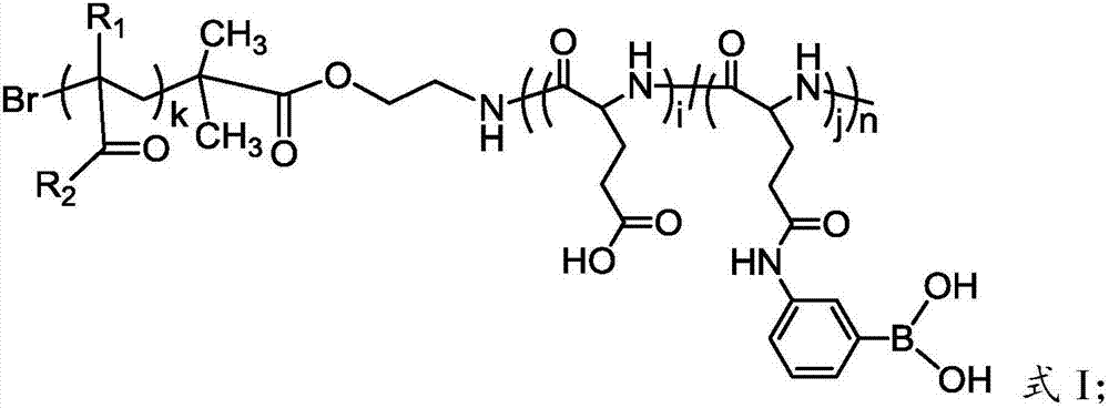 Phenylboronic acid functionalized zwitterion blocked copolymer and glucose-sensitive bionic nano-carrier