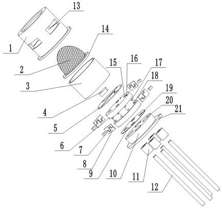 A to UV device packaging structure