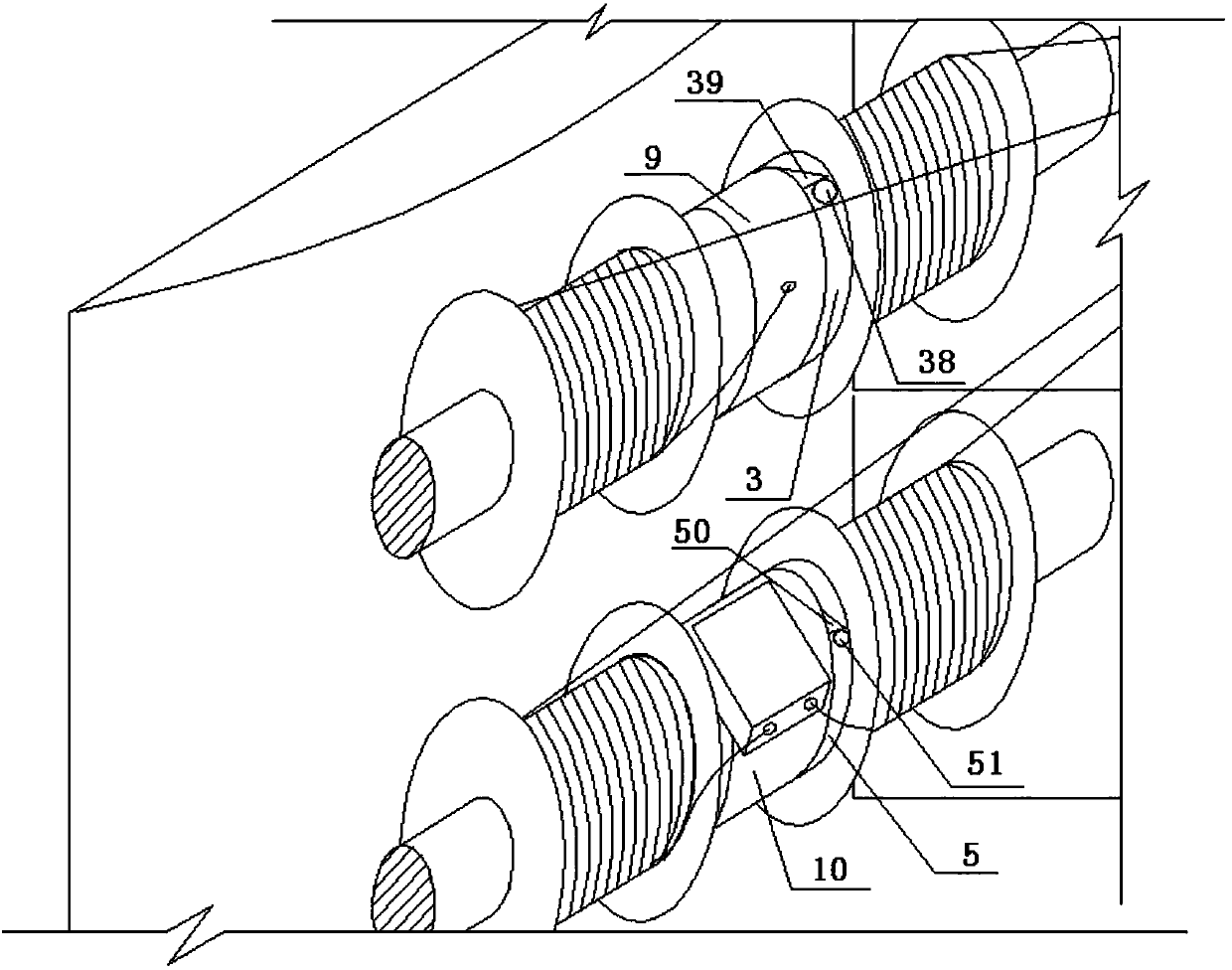 Building or structure with multifunctional rope releasing device