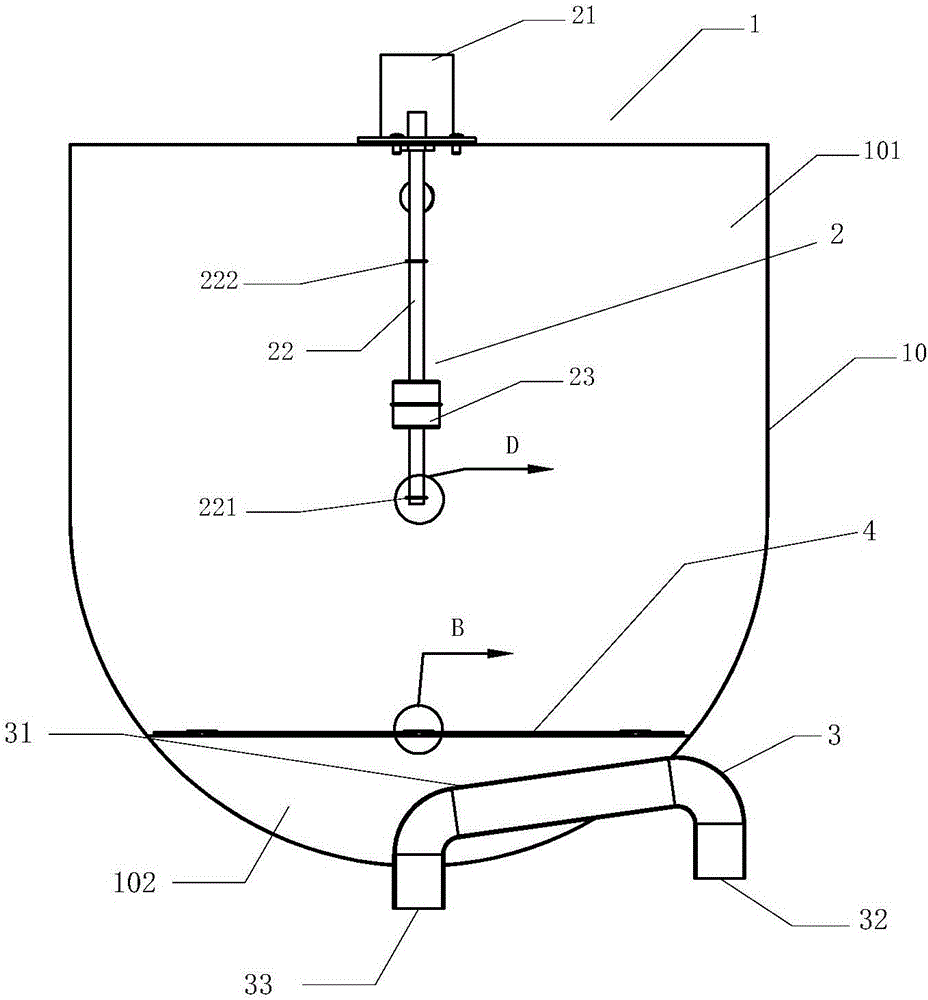 Water level adjusting system and method of heat exchanger