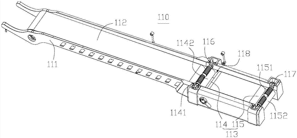 Fire hose take-up mechanism and fire fighting truck