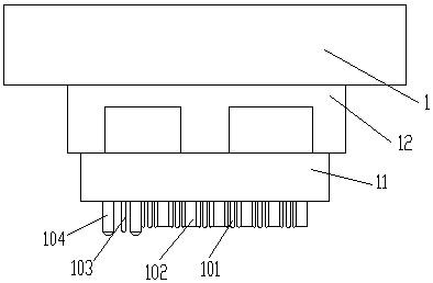 A forming device for a micro-carrier tape