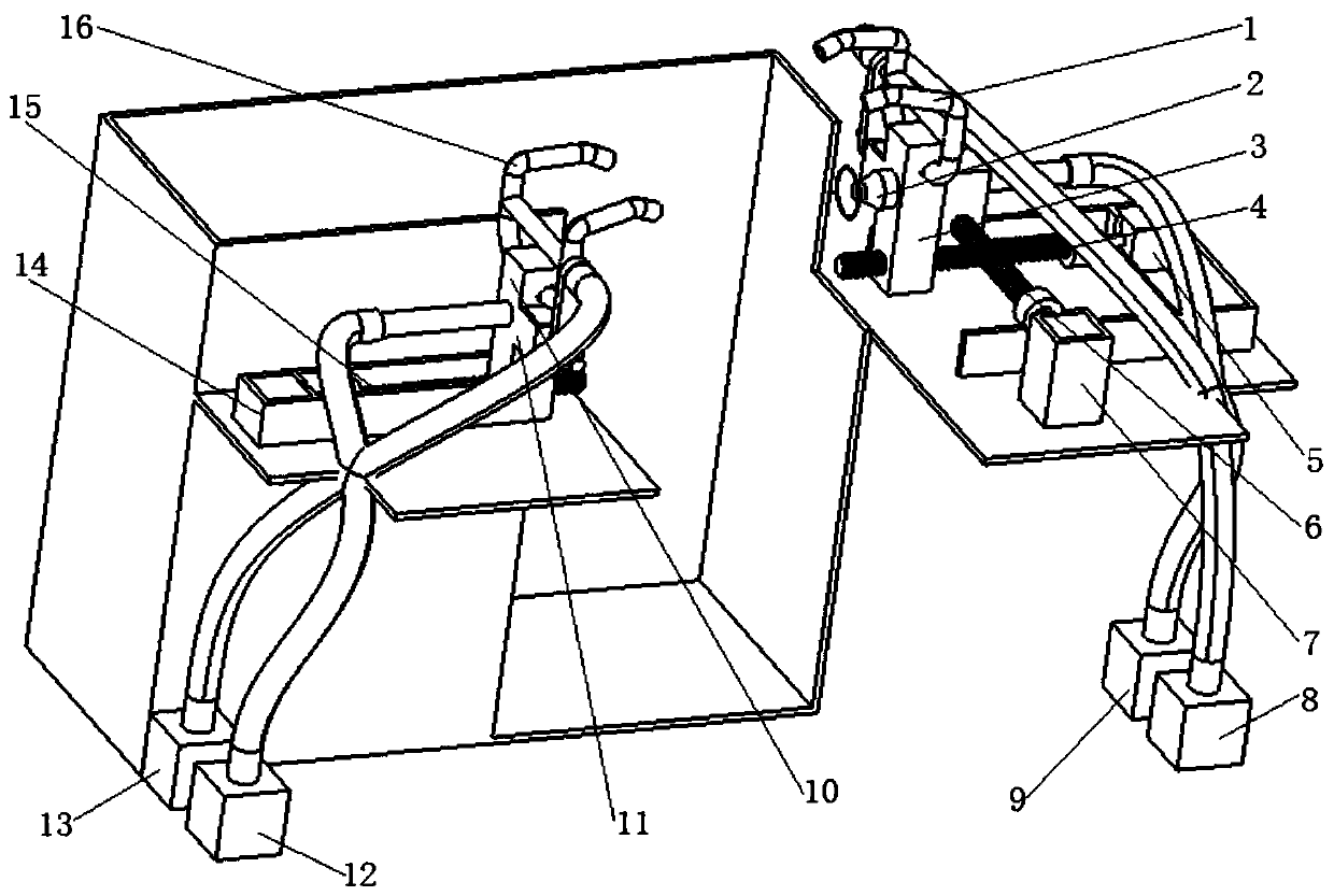 Glove automatic wearing device