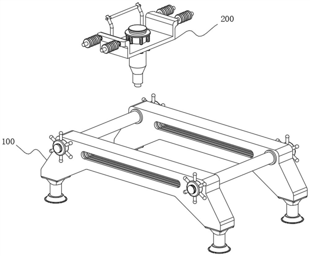 Efficient ground tiling joint filling device for constructional engineering