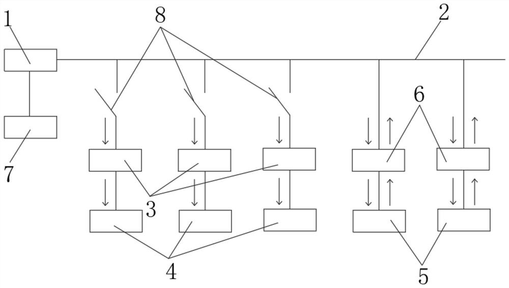 Control system and control method for long-distance continuous downhill braking in automatic driving