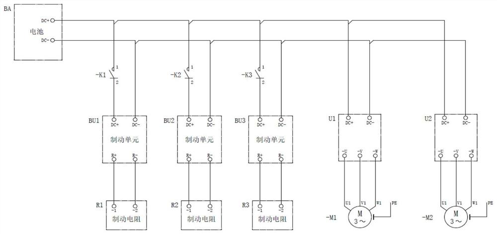 Control system and control method for long-distance continuous downhill braking in automatic driving