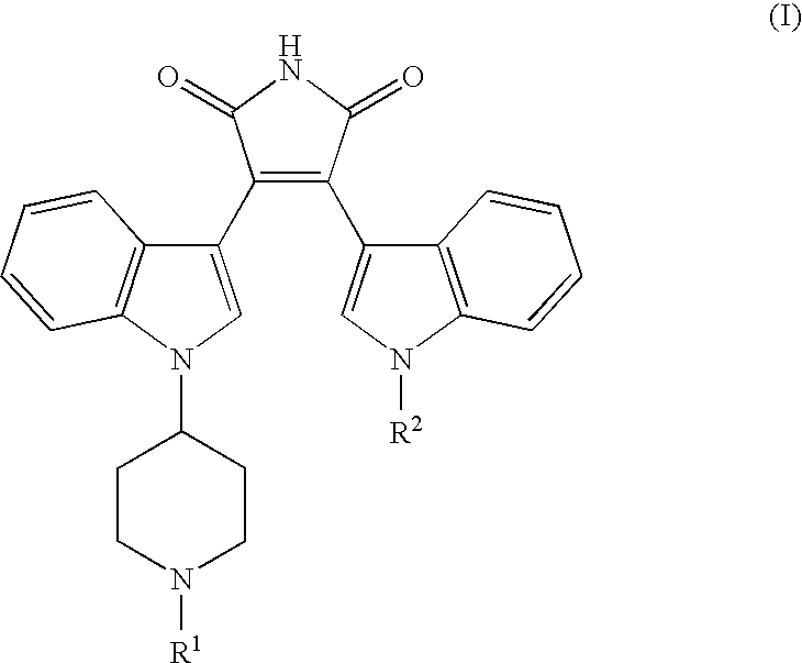 Bisindolyl maleimides useful for treating prostate cancer and akt-mediated diseases